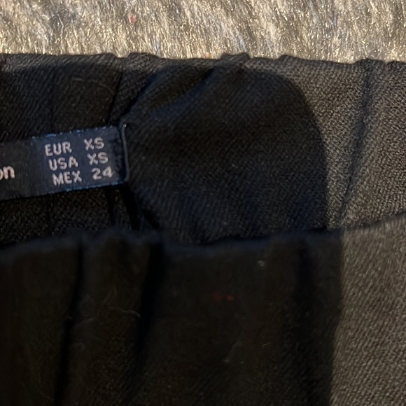 Zara black red white side stripes  jogger pants Sz XS - Picture 7 of 14